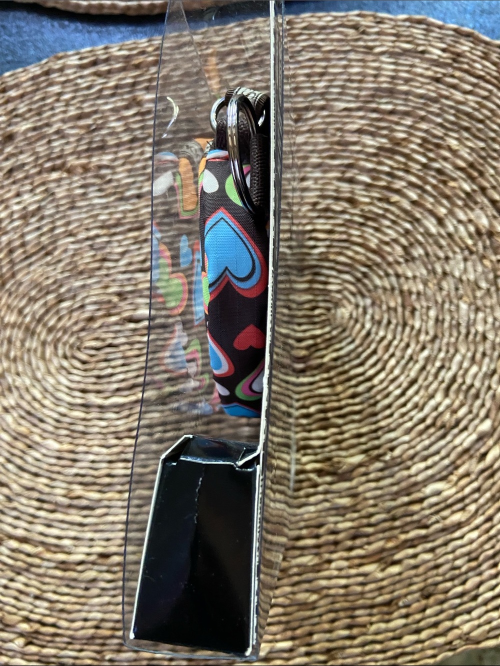 LeSportsac Keys + Coin Pouch with Multicolor Heart Print - Picture 4 of 5
